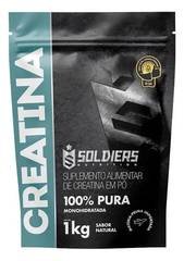 Creatina Soldiers Nutrition em pó Sem sabor x 1kg