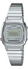 Relógio Casio Feminino Original Vintage Prata Tamanho Mini