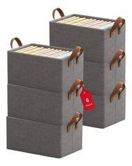 Kit6 Organizadores De Roupa Intima Caixa De Armazenamento