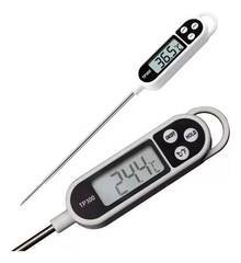Termômetro Culinário Digital Electro Tp300 Espeto Inox Branca 300°C