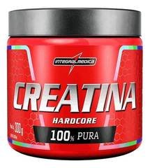 Creatina Integralmédica Monohidratada Hardcore em pó Sem sabor x 300g