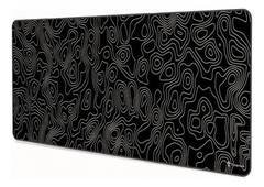 Mouse Pad Gamer Grande Profissional 90x40 Alta Qualidade Estampa Topografia Preto Mousepad - Titorion