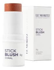Stick Blush Para Peles Maduras Le Moritz Tom Da Maquiagem Coral