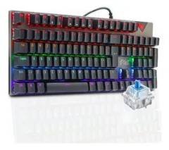 Teclado Gamer Mecânico Blue Switch Led Rgb Usb Pc Ps4 Xbox