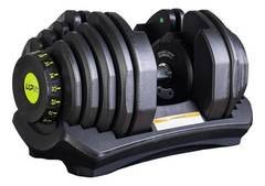 Halter Anilhas Dumbbell Ajustavel / Regulavel 40kg Uplift Cor Preto