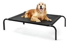 Kit Cama Para Cachorro Pets Suspensa Grande 90*60*15cm Preto