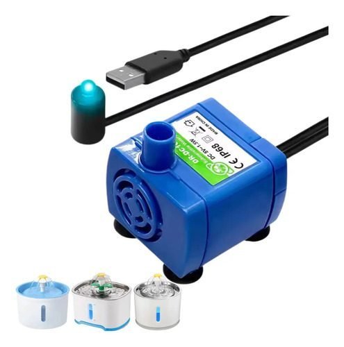 Bomba Submersa Para Bebedouro Fonte De Água Automático Pet