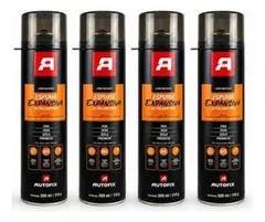 Espuma Instalar Ar Kit 4un 500ml Fixa Preenche Cola Isola