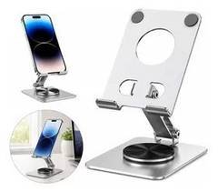 Suporte Apoio De Mesa Para Celular Alumínio Giratória 360°