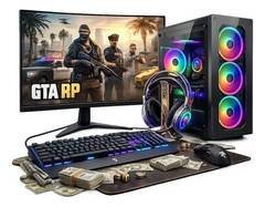 Pc Gamer I7 Montado Completo + Kit Gamer 32gb Com Wifi+ Jogos 620 Gb 32 Gb Nvdia Ddr5 4gb