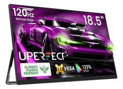 Monitor Gamer Portátil Uperfect 18.5" Full HD 120Hz IPS para PC e Console