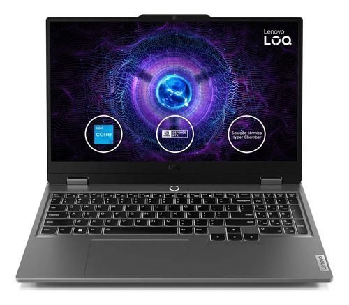Notebook Gamer Lenovo LOQ 15IRX9 Intel Core i5-13450HX RTX 3050 8GB 512GB SSD windows 11