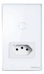 Tomada Inteligente Intelbras Ets 2001 C/1tecla Smart Branco
