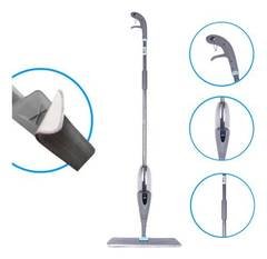 Mop Spray Microfibra Cinza Alumínio Limpeza Piso Frio Madeira