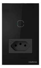 Tomada Com Interruptor Inteligente Wi-fi Etw 1011 Intelbras Preto