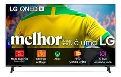 Smart TV 4K 50" LG QNED73 Portal de Games Processador AI α7 Ger8 4K Super Upscaling Google Cast Integrado Controle AI Magic WebOS 25 Modo Esportes Alerta de Esportes