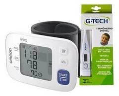 Aparelho De Medir Pressão Pulso Omron + Termometro Digital