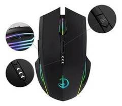 Mouse Sem Fio Recarregável Bluetooth2.4g Gamer Ergonômico