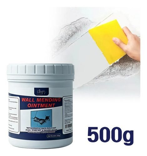 500g Massa Para Tapar Buracos Trincas Rachaduras Na Parede