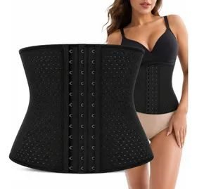 Cinta Feminina Furadinha Afina Cintura Seca Barriga Elastica