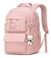 Mochila Infantil Menina Escolar Grande Capacidade Impermeável Reforçada Faculdad