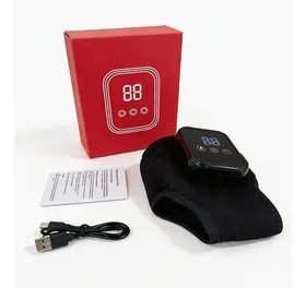 Massageador Pés Tornozelos Vibração Calor Usb Lcd