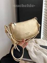 Bolsa Transversal Mini Textura Lichia Feminina