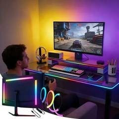 Display De 24 Polegadas, Luzes Decorativas Led, Iluminação D Rgb 5v