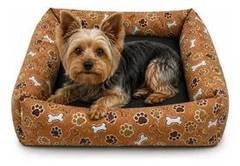 Cama Pet Cachorro 50x50 Impermeável Antialérgico Lavável