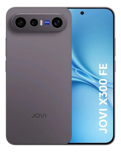 Smartphone JOVI X300 FE 5G Câmera ZEISS 50MP 256GB de Memória 12GB + 12GB RAM Expansível Bateria 6500mAh Processador Snapdragon 8 Gen 5 e Carregador 90W - Preto Ônix