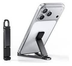 Suporte Dobrável Para Celular Portátil Formato Chaveiro Com Gancho