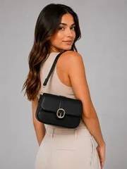 Bolsa Feminina Transversal E De Ombro Com Alça Regulavel