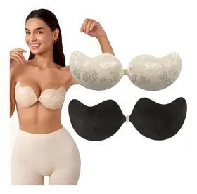 Sutiã Feminino Tomara Que Caia Invisível Kit 2