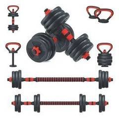 Kit Halteres Musculação 15kg Ajustável Easytech Treino