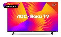 Smart Tv Aoc Dled 32 Wi-fi Roku Tv Quad Core 32s5155/78g