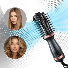 Escova Secadora Para Cabelo Casa E Viagem Preto 110-120 V