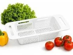 Escorredor De Pia Retrátil Ajustável Para Louças Frutas