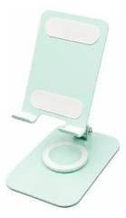 Suporte Dobrável Para Celular Ajustável Giratório De Mesa