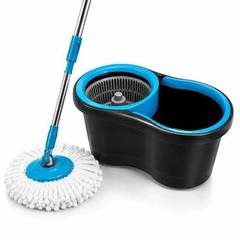 Mop Giratório Balde Limpeza Com Esfregão E Centrifuga Balde 8,7 Litros Multiuso