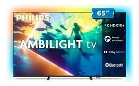 Smart Tv Philips 65'' 4k Led Uhd Ambilight Hdr10+ 65pug8100