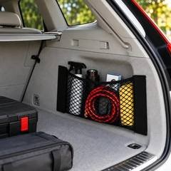 Rede Organizadora Porta Malas Carro Bagageiro Velcro Preta
