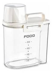 Dispenser Alimentos Com Copo Medidor Grãos Cereais Multiuso