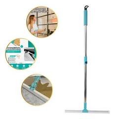 Rodo Vassoura Magico Cabo Ajustável E Grande 100cm Multiuso Silicone Limpeza Fácil De Vidro Piso Porcelanato Pelos De Pet Cabelo Cabo Cinza ÓH CÉUS