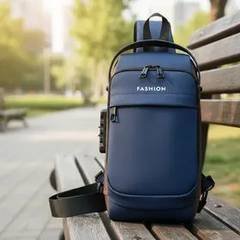 Bolsa Shoulder Bag Tiracolo Antifurto Casual Usb Impermeável