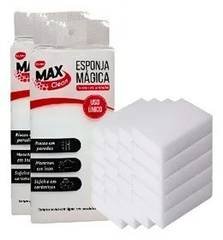 Kit 20 Esponja Bucha Mágica Branca Tira Manchas Riscos Clink