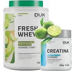 Kit Fresh Whey Dux 900g - Sabor Limao + Creatina 300g Pura