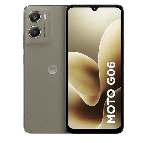 Smartphone Motorola Moto G06 - 256gb 4gb Ram e Camera 50mp Com Ai Bateria De 5200 Mah Tela 6.9 - Bege