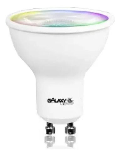 Lampada Dicroica Rgb Alexa Google Home Mr16 4,8w Wifi Gu10