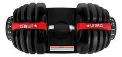 Halter Regulavel Vermelho 24kg - Dumbell Anilhas Liftness