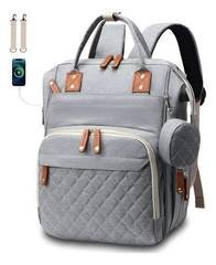 Mochila Maternidade Impermeável Bolso Térmico Bebê E Mamãe